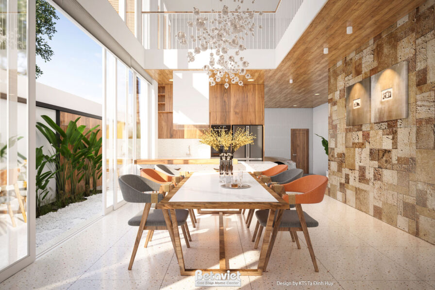 Nội thất biệt thự liền kề Tropical Modern tại TP Hồ Chí Minh NT24553